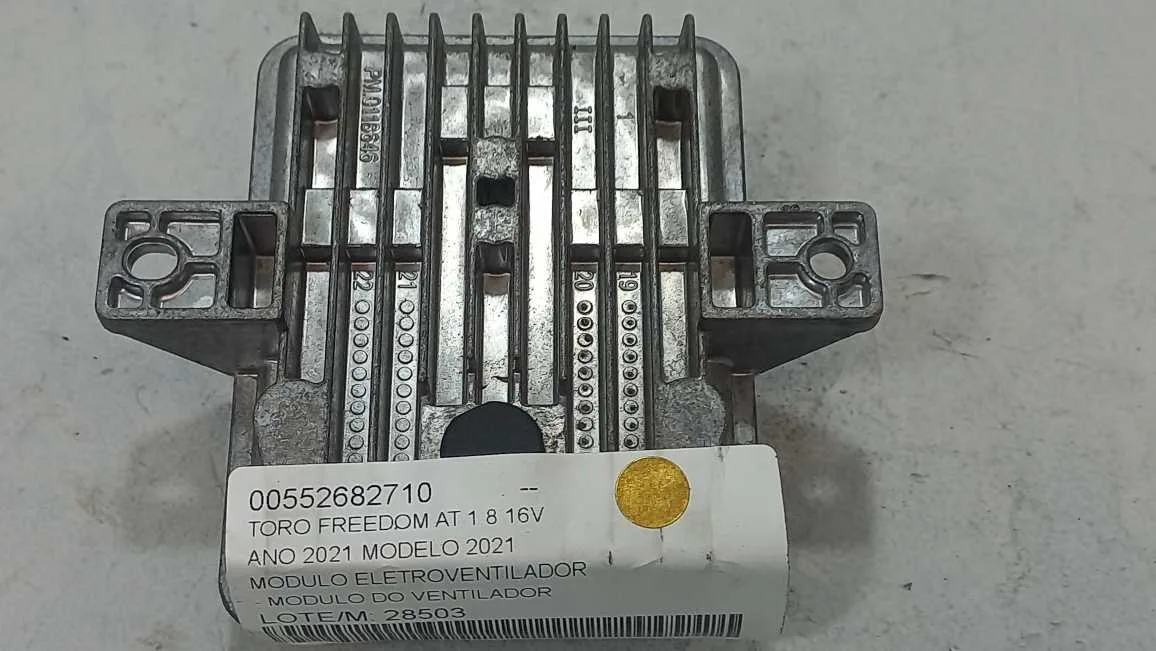 MODULO DO VENTILADOR Fiat TORO 1.8 2021
