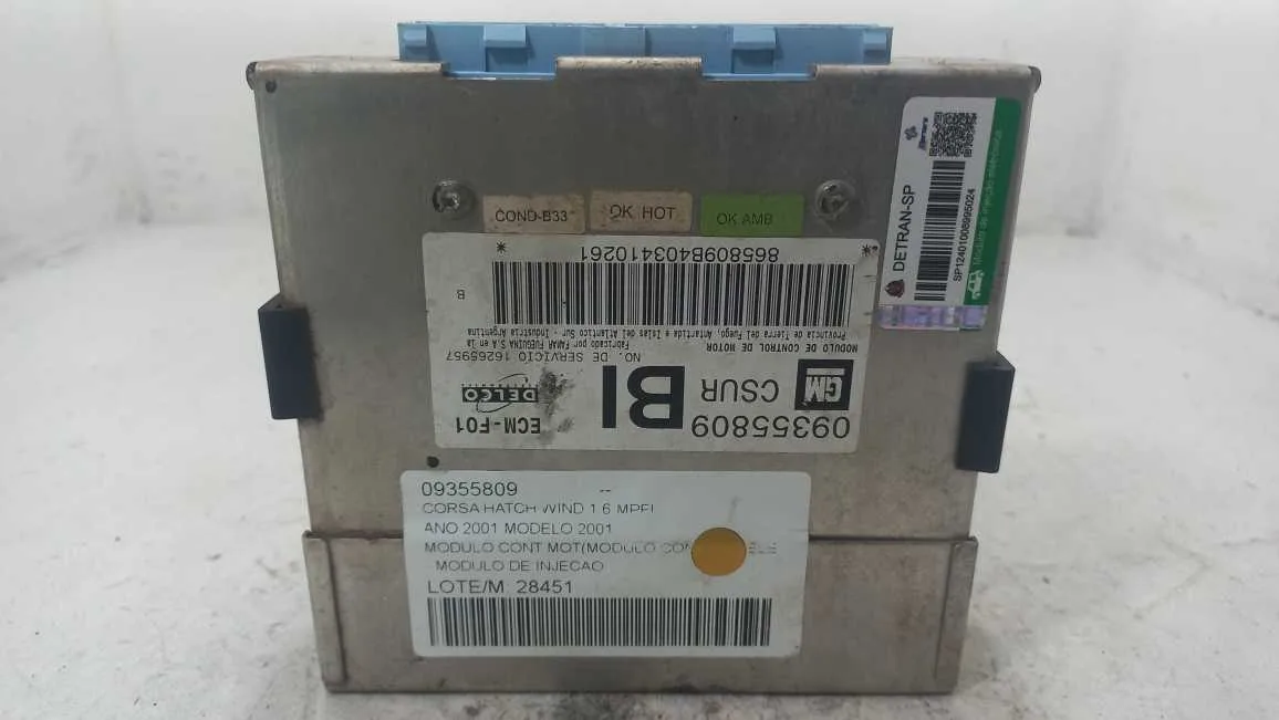MODULO DE INJECAO CHEVROLET CORSA 1.6 2001