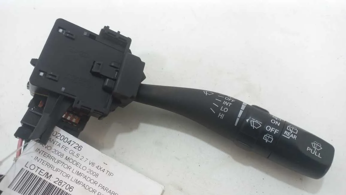 INTERRUPTOR LIMPADOR P/BRISA Hyundai SANTA 2.7 2008