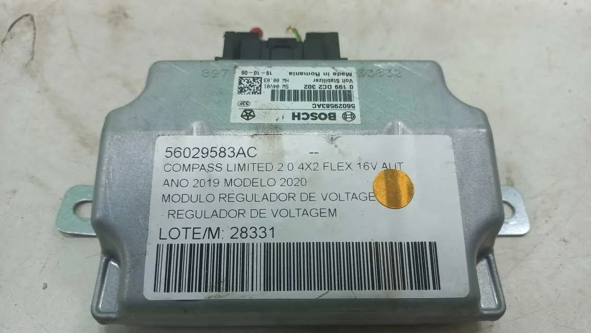 REGULADOR DE VOLTAGEM JEEP COMPASS 2.0 2020